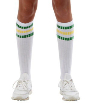 80er Jahre Sportsocken als Kostümzubehör