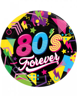 80's Forever Pappteller 6 St.