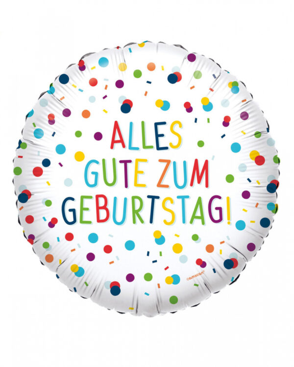 Alles Gute Zum Geburtstag Konfetti Folienballon