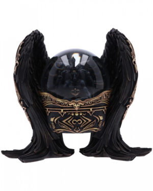 Antike Baphomet Schneekugel 22