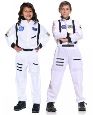 Astronauten Kinderkostüm weiß L