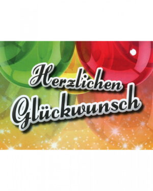 Ballon-Flugkarten Herzlichen Glückwunsch