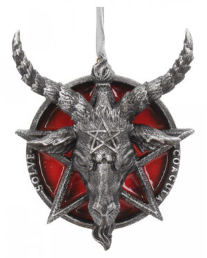 Baphomet Weihnachtskugel 9