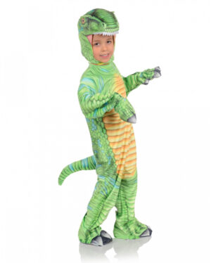 Bedrucktes T-Rex Kleinkinderkostüm Grün XL