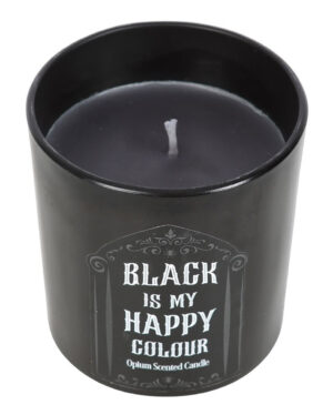 "Black is My Happy Colour" Gothic Duftkerze