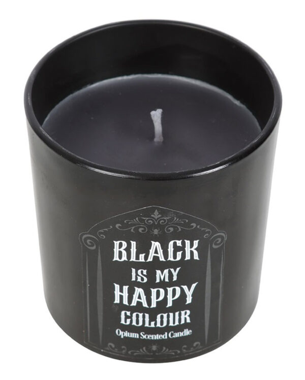 "Black is My Happy Colour" Gothic Duftkerze