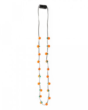 Blinkende Kürbis Halskette mit Flashing Pumpkins