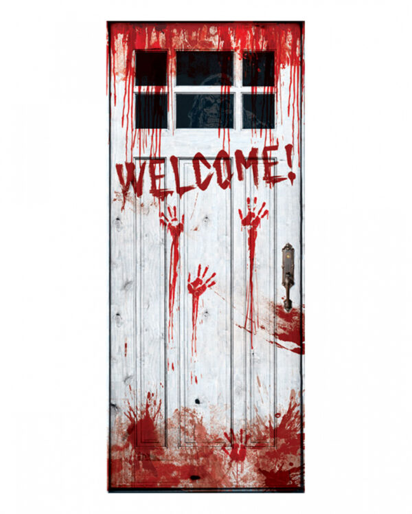 Bloody Welcome Türfolie