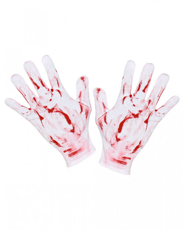 Blutige Handschuhe