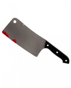 Blutiges Hackebeil Spielzeugwaffe 30cm