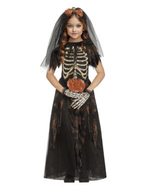 Bone Bride Halloween Mädchenkostüm XL