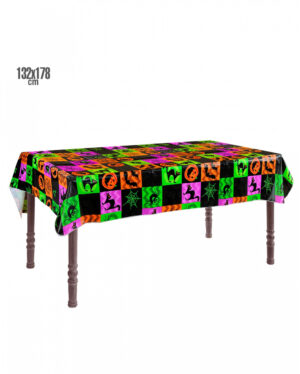 Bunte Halloween Tischdecke