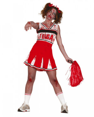 Cheerleader Zombie Kostüm L