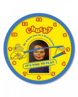 Chucky Child's Play Wanduhr 25cm