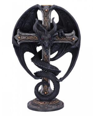 Dark Gothic Dragon Kerzenständer 24