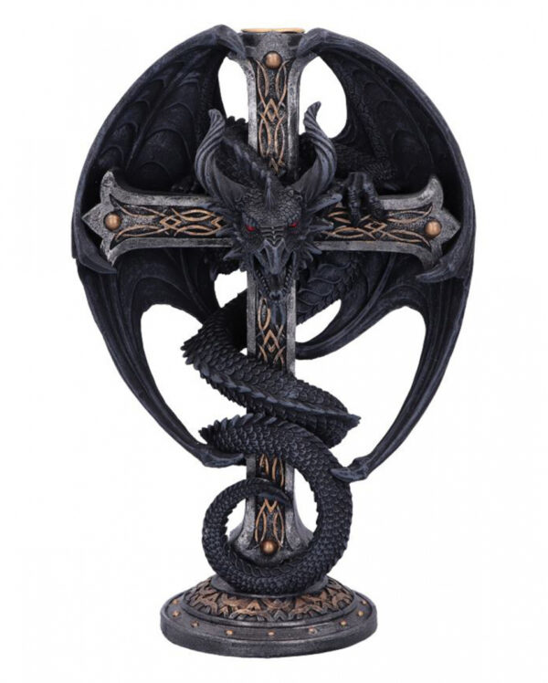 Dark Gothic Dragon Kerzenständer 24