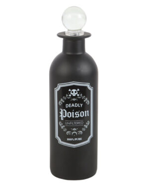 "Deadly Poison" Gothic-Dekoflasche 19cm