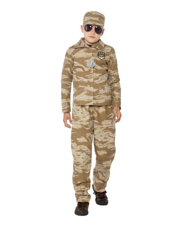 Desert Army Kinderkostüm S