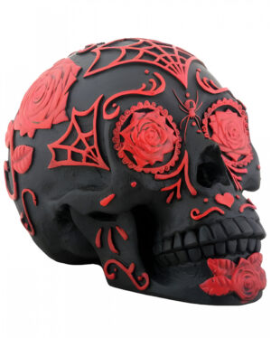 Dia De Los Muertos - Schwarzer Sugar Skull 12cm