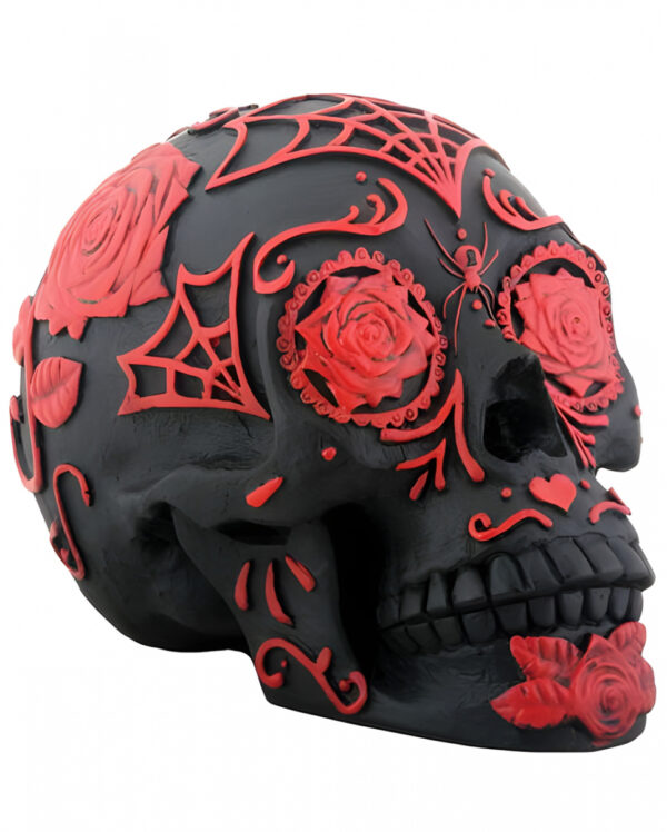 Dia De Los Muertos - Schwarzer Sugar Skull 12cm