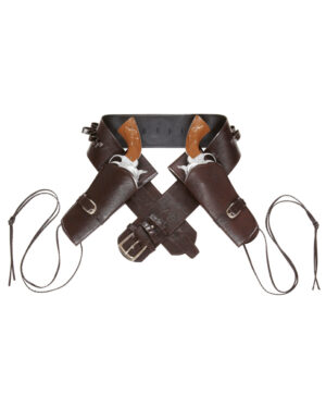 Doppelter Western Kunstleder Holster