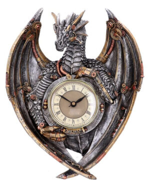 Dracus Horologium Steampunk Wanduhr 27