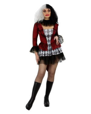 Evil Harlekin Damen Kostüm L
