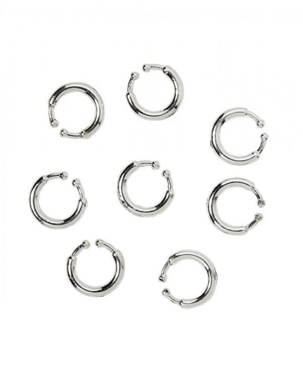 Fake Piercings als Clip On 8 St.
