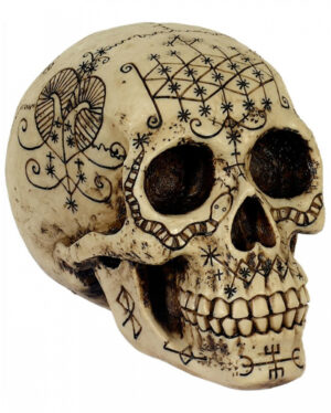 Fantasy Totenkopf mit Mystic Muster