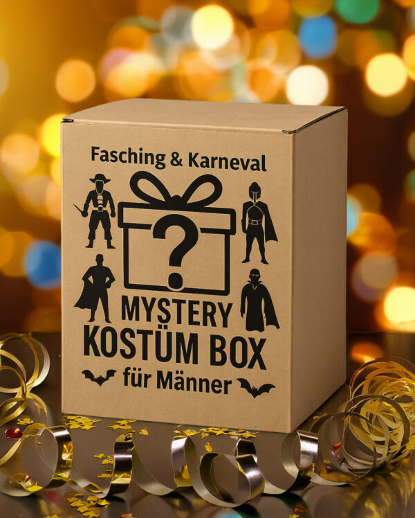 Fasching & Karneval Mystery Kostüm Box für Männer XL-2XL