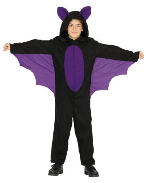 Fledermaus Kinderkostüm mit Flügel XL / 10-12 J