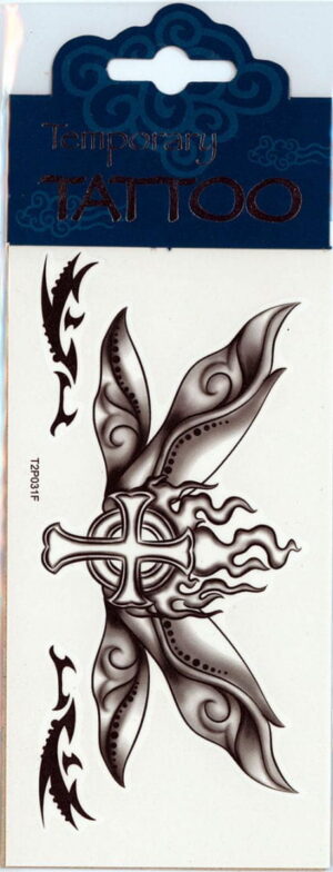 Flügel Tattoo Butterfly Cross