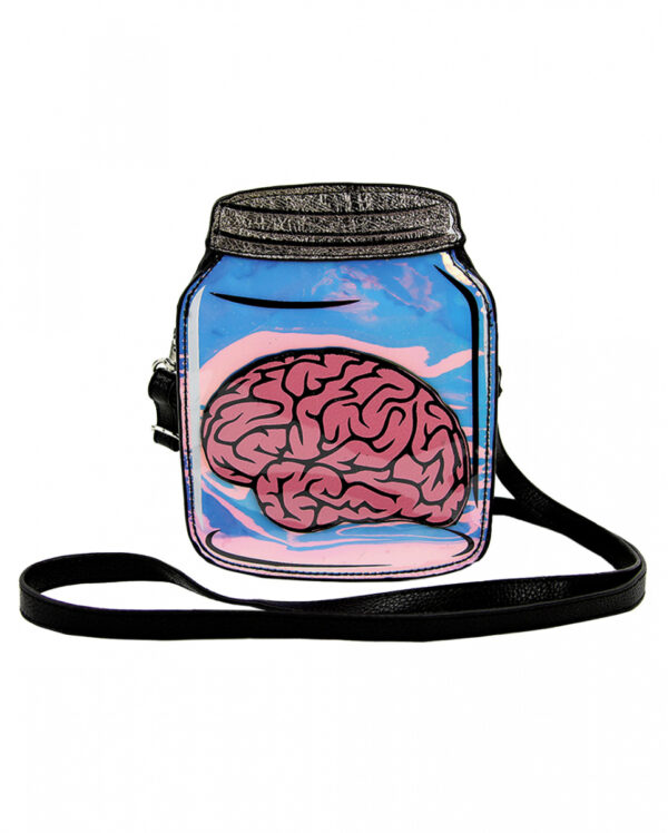 Gehirn im Einmachglas Handtasche Vinyl