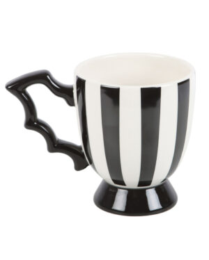 Gestreifte Fledermaus Flügel Teetasse 11cm