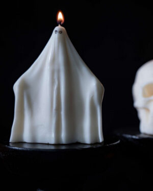 Ghost Candle mit weiten Armen 11x9cm