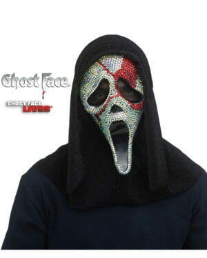 Ghost Face Bloody Bling Maske