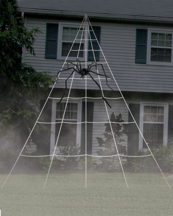 Giant Spider Web Außendekoration 5×5 Meter