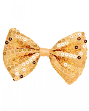 Goldene Fliege aus Pailletten