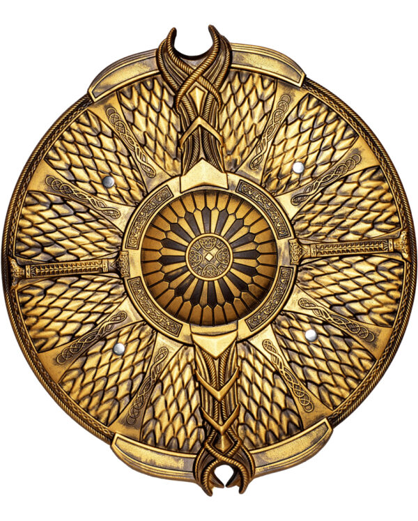 Goldenes Krieger Schild 52cm