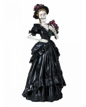 Gothic-Braut Skelettfigur 33cm