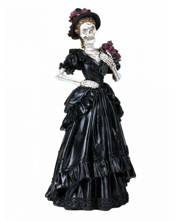 Gothic-Braut Skelettfigur 33cm