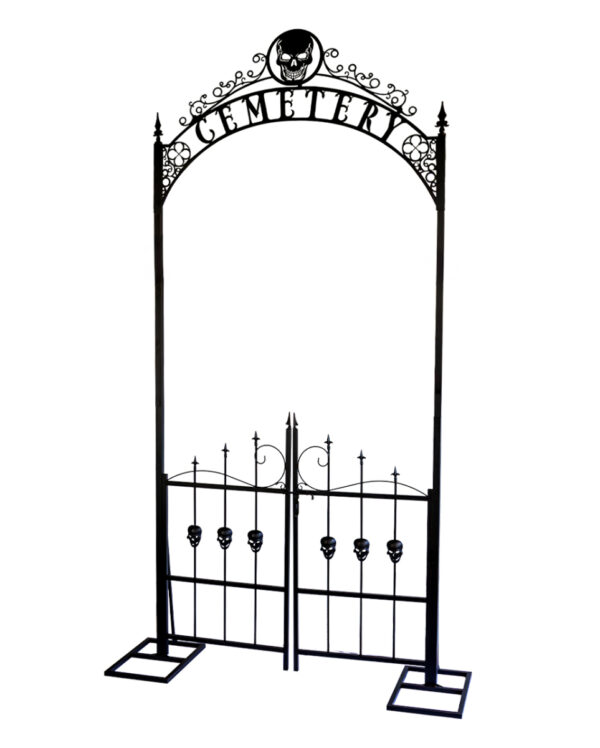 Gothic Cemetery Torbogen mit Gatter 2