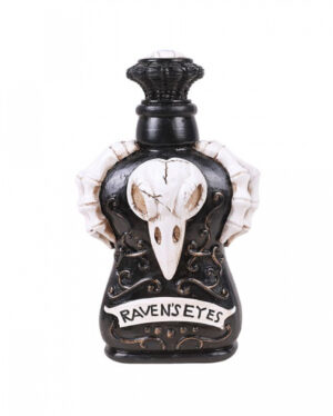 Gothic Giftflasche "Raben Augen"