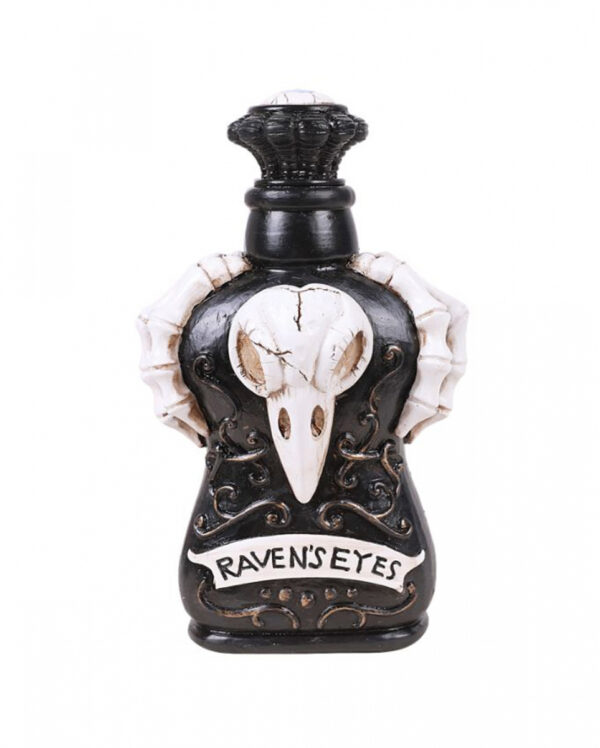 Gothic Giftflasche "Raben Augen"