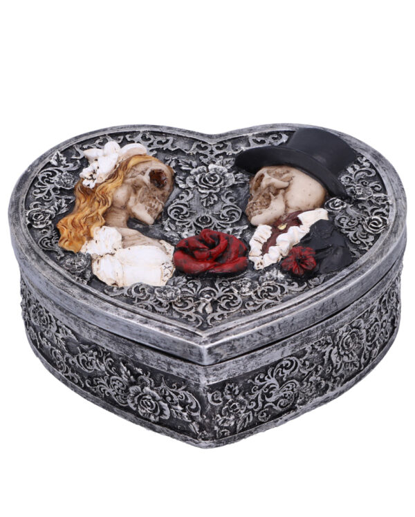 Gothic Schatulle mit Skelett Brautpaar 13