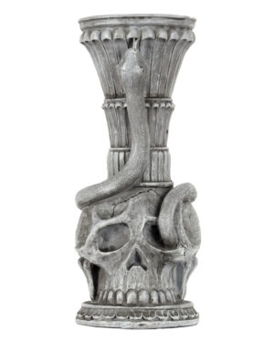 Gothic Skull & Schlange Kerzenhalter 25cm