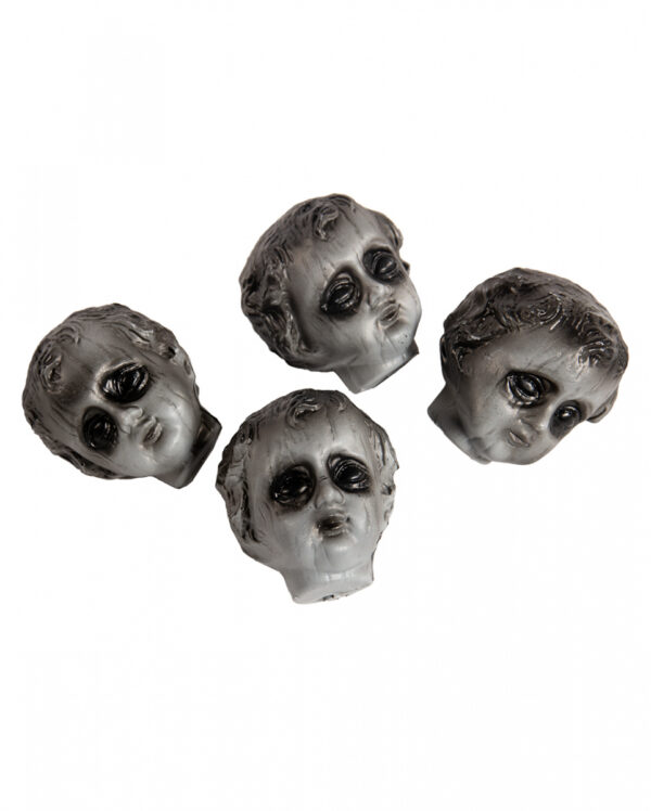 Graveyard Gothic Puppenköpfe 4 St.