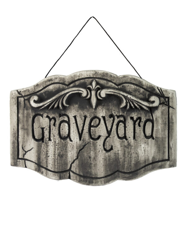 "Graveyard" Schrifttafel 29 x 27cm