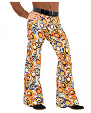 Groovy 70er Herren Schlaghose Bubbles XXL
