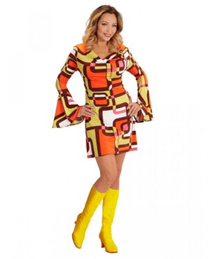 Groovy 70´s Kleid Tubes XL